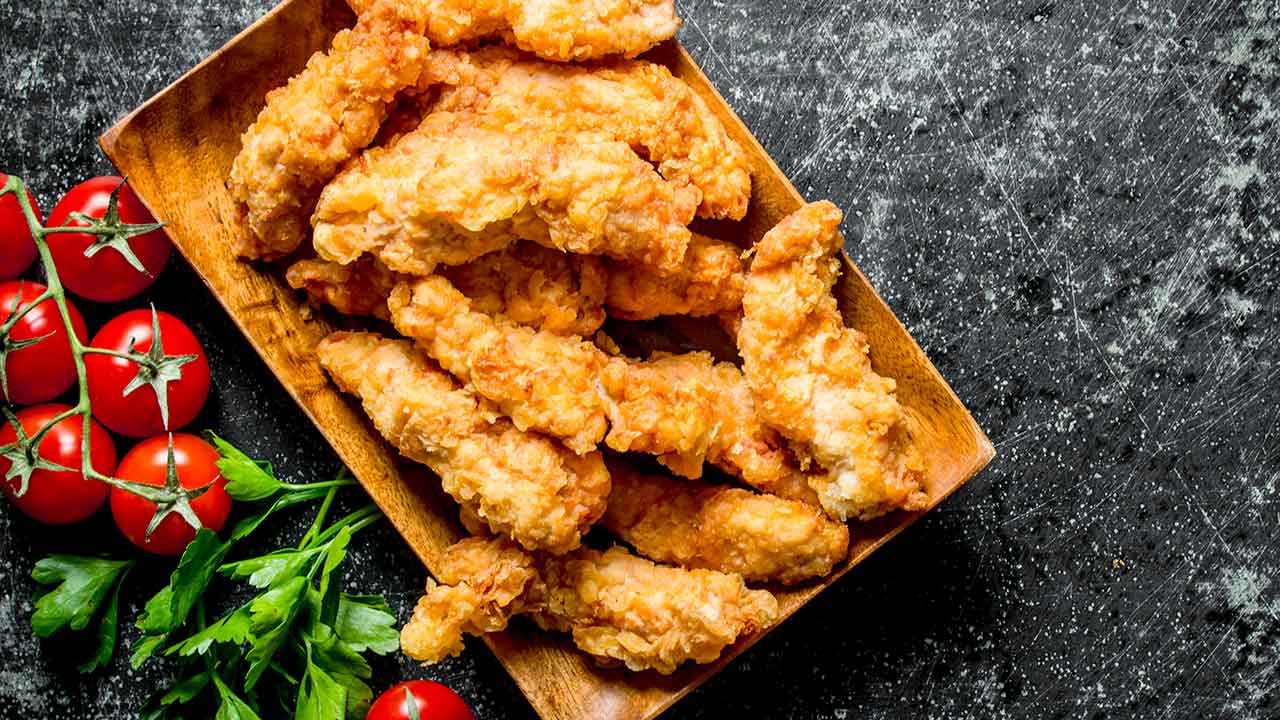 Homemade Crispy Chicken Strips: Recipe and step by step